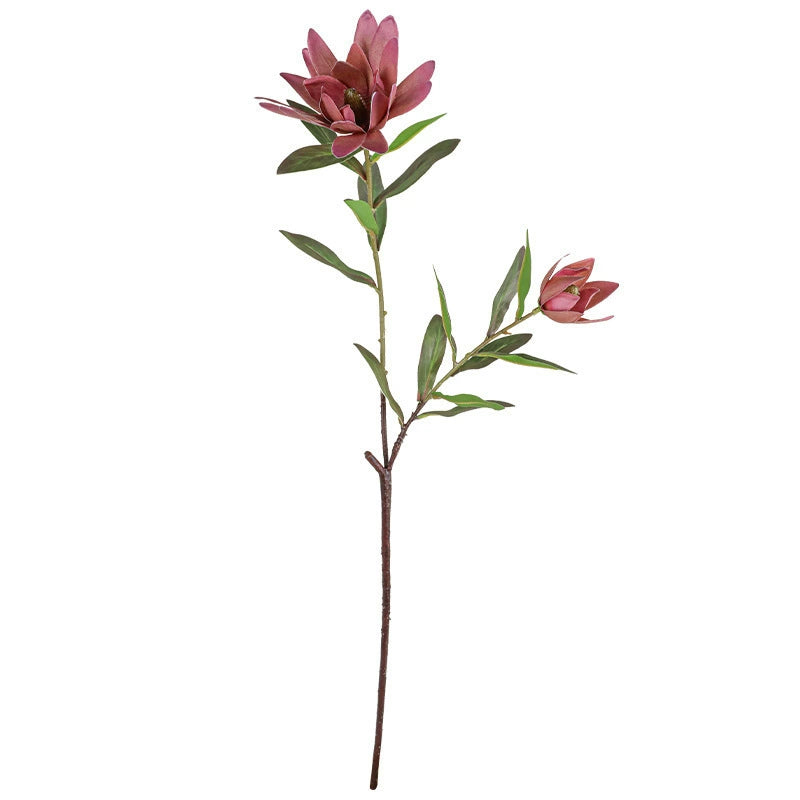 Künstliche Seidenblume Kaiserblume, 72 cm, 2 Blüten, biegbarer Stiel – Dekoration für Hochzeit, Hotel, Shop, Zuhause