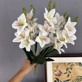 Künstliche Judastree-Blütenstrauß, 48cm, Seidenstoff, 20 Blüten, für Hochzeiten, Inneneinrichtung, Hoteldekoration