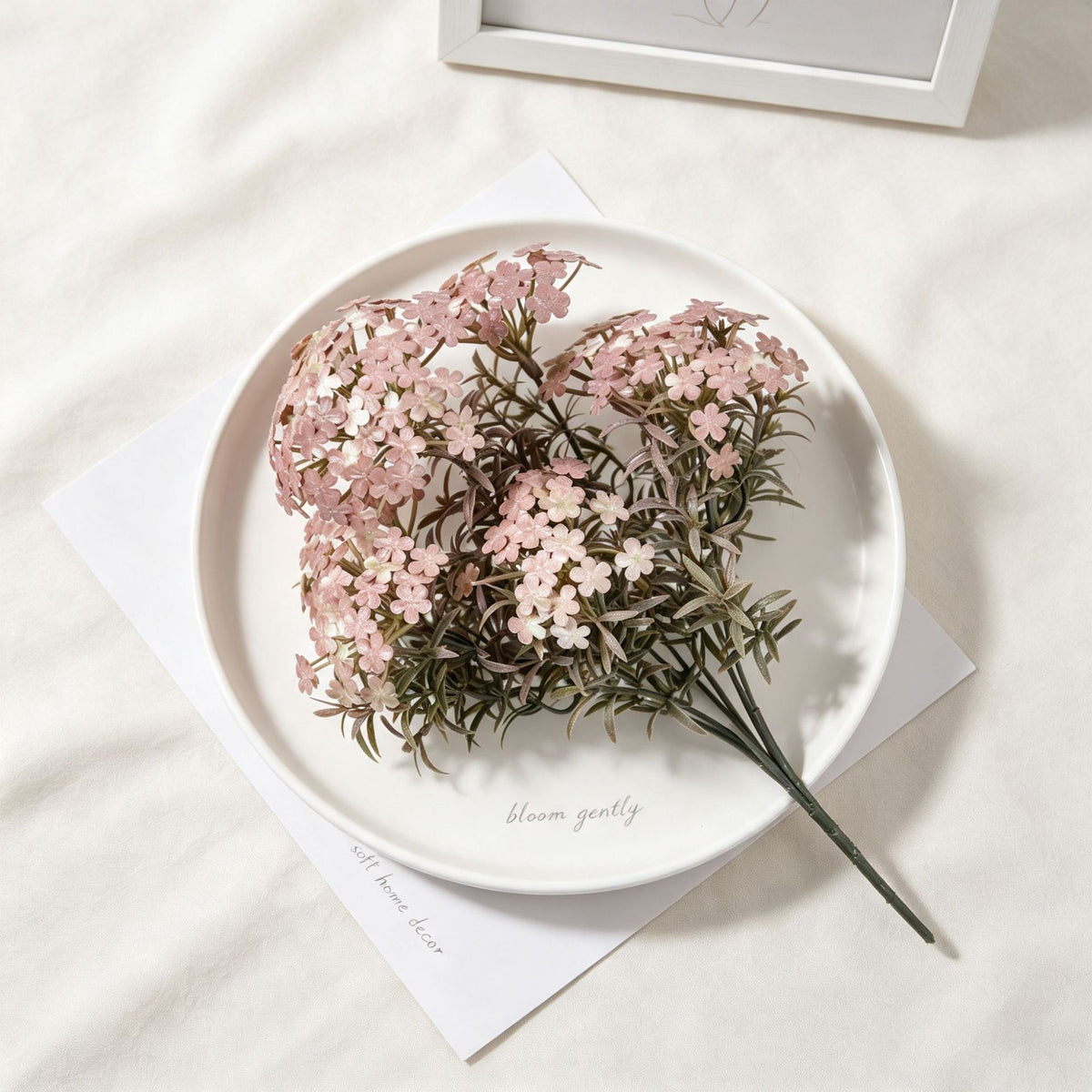 Künstliche Chrysanthemen-Busch, 7 Blüten, 30 cm Höhe, ideal für Zuhause, Hochzeiten, Events