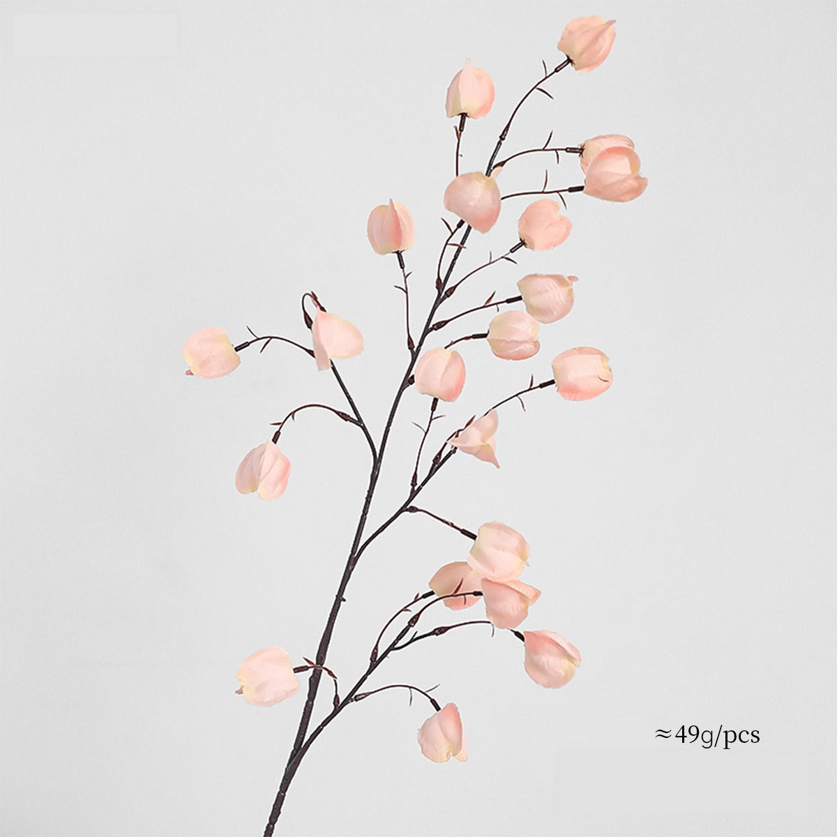 Künstliche Laternenblumen, 100 cm, Seidenstoff, orange-rot, für Hochzeiten, Wohnungen, Büros, Einzelhandel