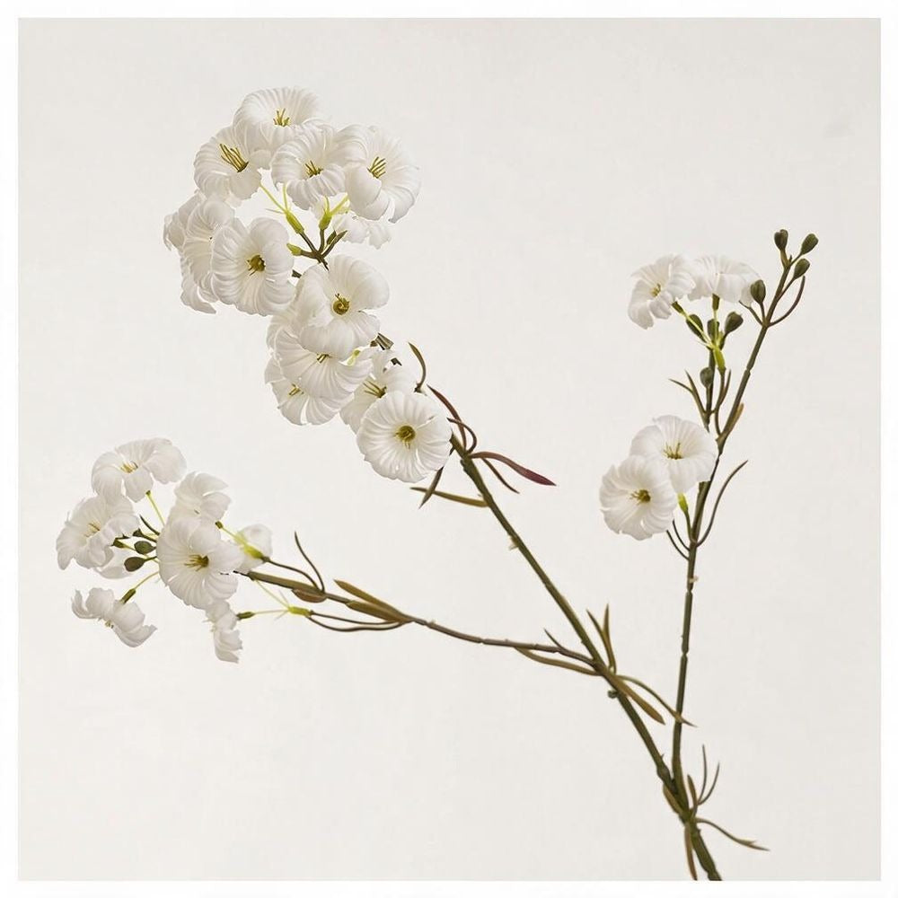 Künstliche Abendblume Persischer Trompetenblumenstrauß, 83 cm, Seide, 21 Blüten, für Hochzeit, Dekoration, Hotel, Büro, Zuhause