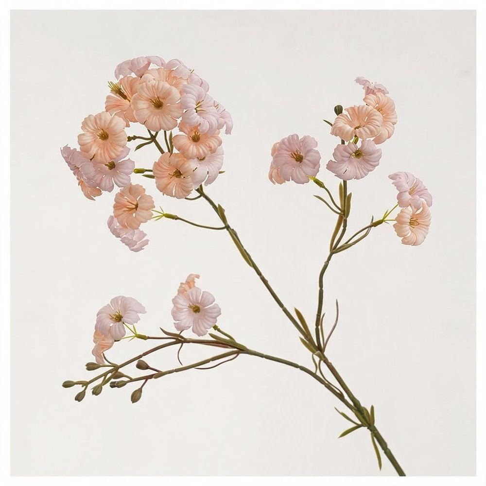 Künstliche Abendblume Persischer Trompetenblumenstrauß, 83 cm, Seide, 21 Blüten, für Hochzeit, Dekoration, Hotel, Büro, Zuhause