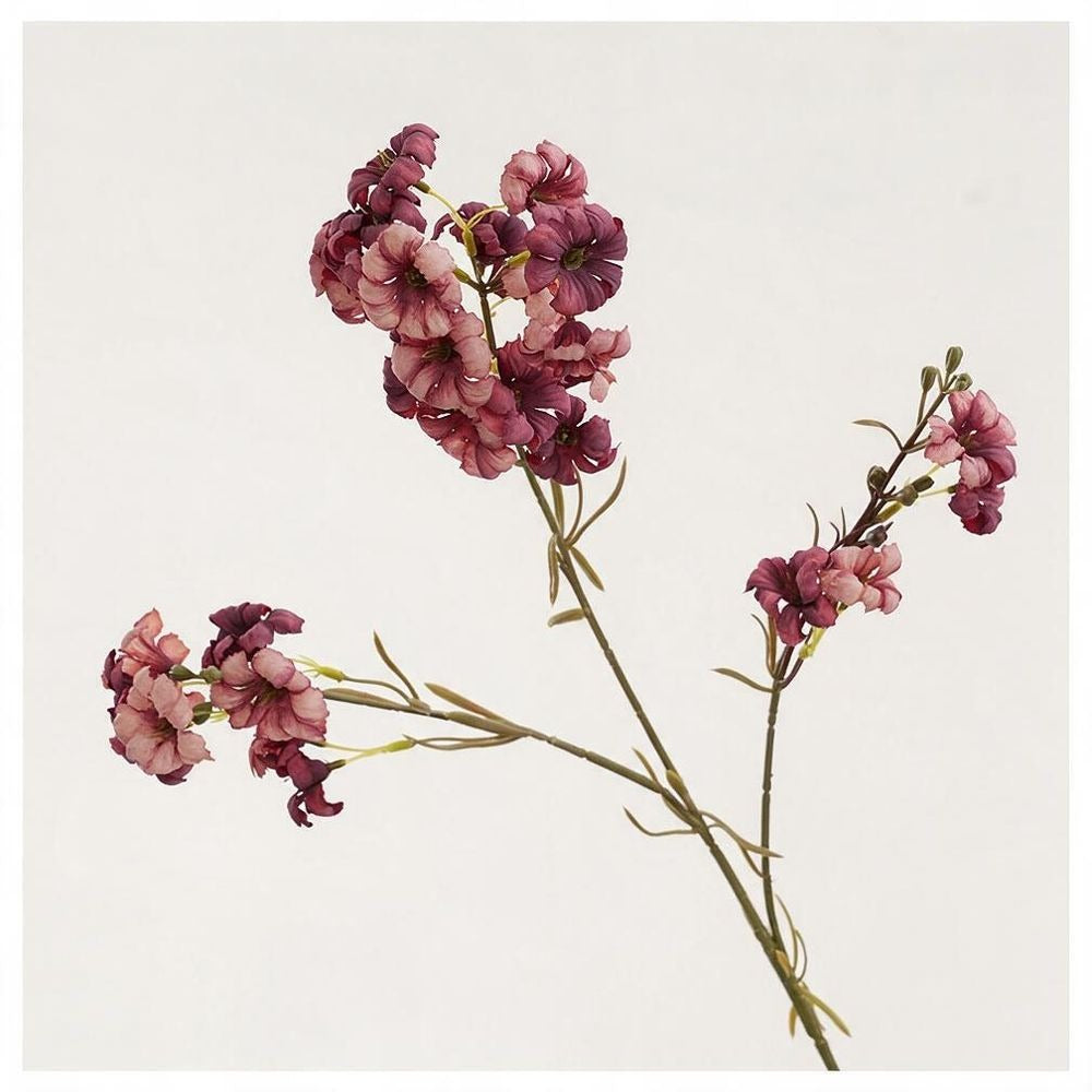 Künstliche Abendblume Persischer Trompetenblumenstrauß, 83 cm, Seide, 21 Blüten, für Hochzeit, Dekoration, Hotel, Büro, Zuhause