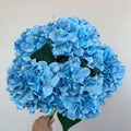 46 cm künstliche Hortensien-Blumenstrauß, 225 Blüten, Hochzeitsschmuck, Innen- & Außendekoration, langlebig, pflegeleicht