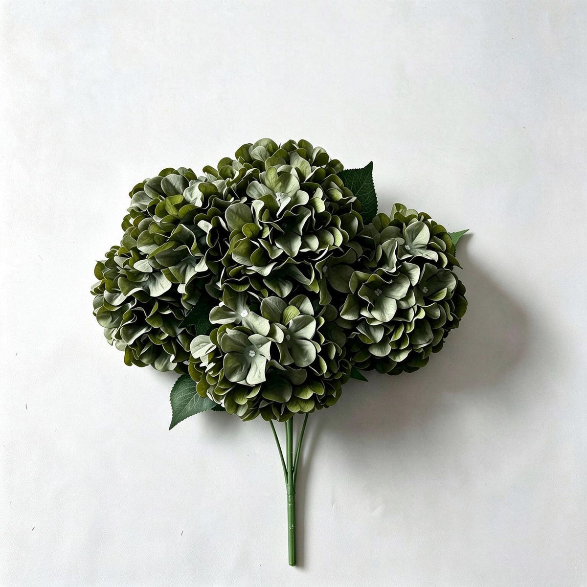 46 cm künstliche Hortensien-Blumenstrauß, 225 Blüten, Hochzeitsschmuck, Innen- & Außendekoration, langlebig, pflegeleicht