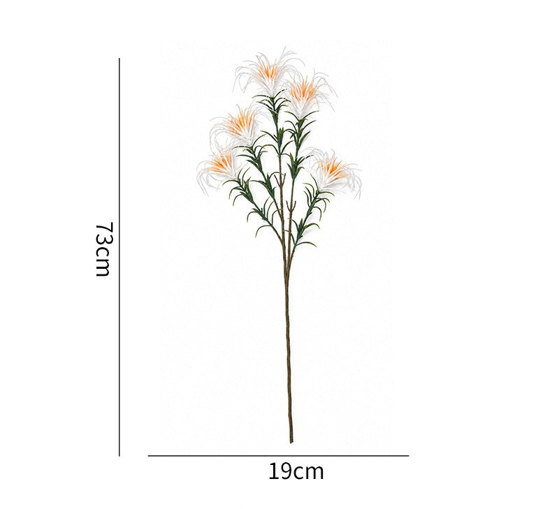 Künstliche Ziergräser, 73 cm, PE-Material, perfekt für Hochzeiten, Büros und Geschäftsdekoration
