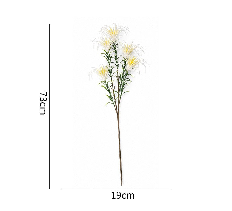 Künstliche Ziergräser, 73 cm, PE-Material, perfekt für Hochzeiten, Büros und Geschäftsdekoration