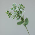 Künstliches Minzblatt mit weißem Rand, 47 cm, Single Stem, PE/PVC, Hochzeit & Dekoration