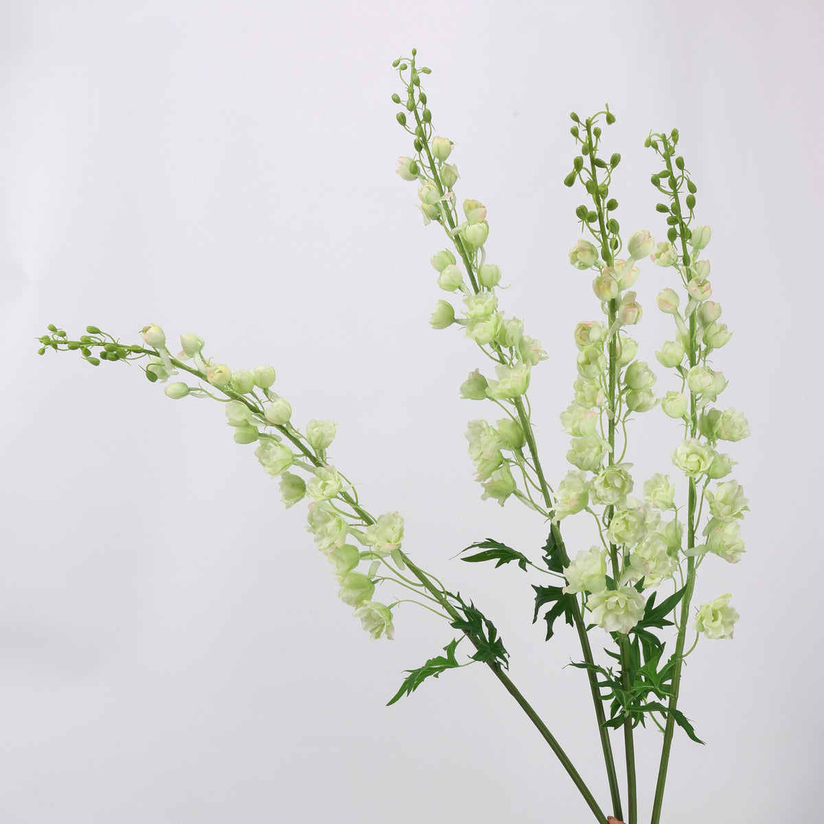 Künstliche Delphinium-Rispe, 106 cm, Einzelstiel, Seidenstoff, für Hochzeit, Dekoration, Innen- und Außenbereich