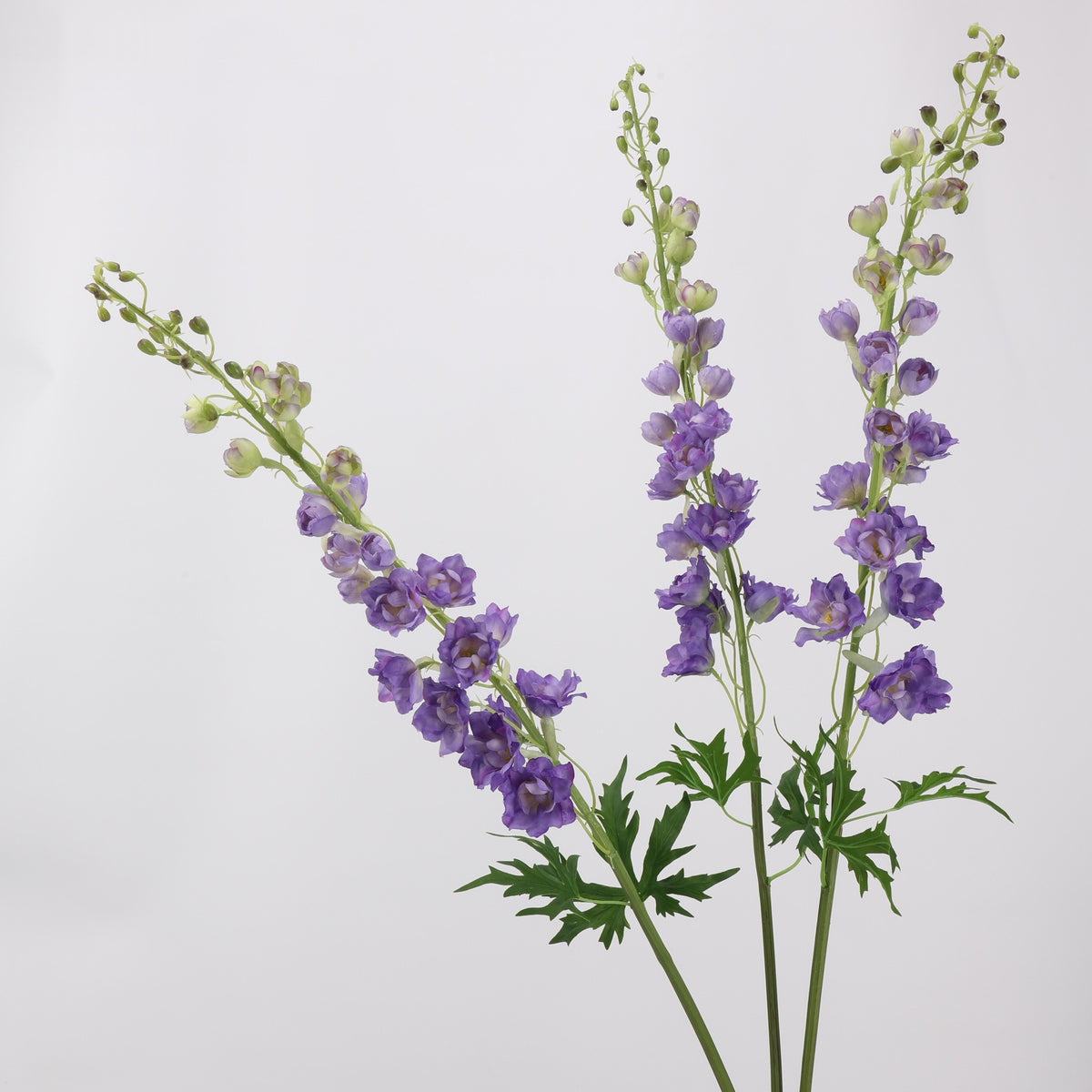 Künstliche Delphinium-Rispe, 106 cm, Einzelstiel, Seidenstoff, für Hochzeit, Dekoration, Innen- und Außenbereich