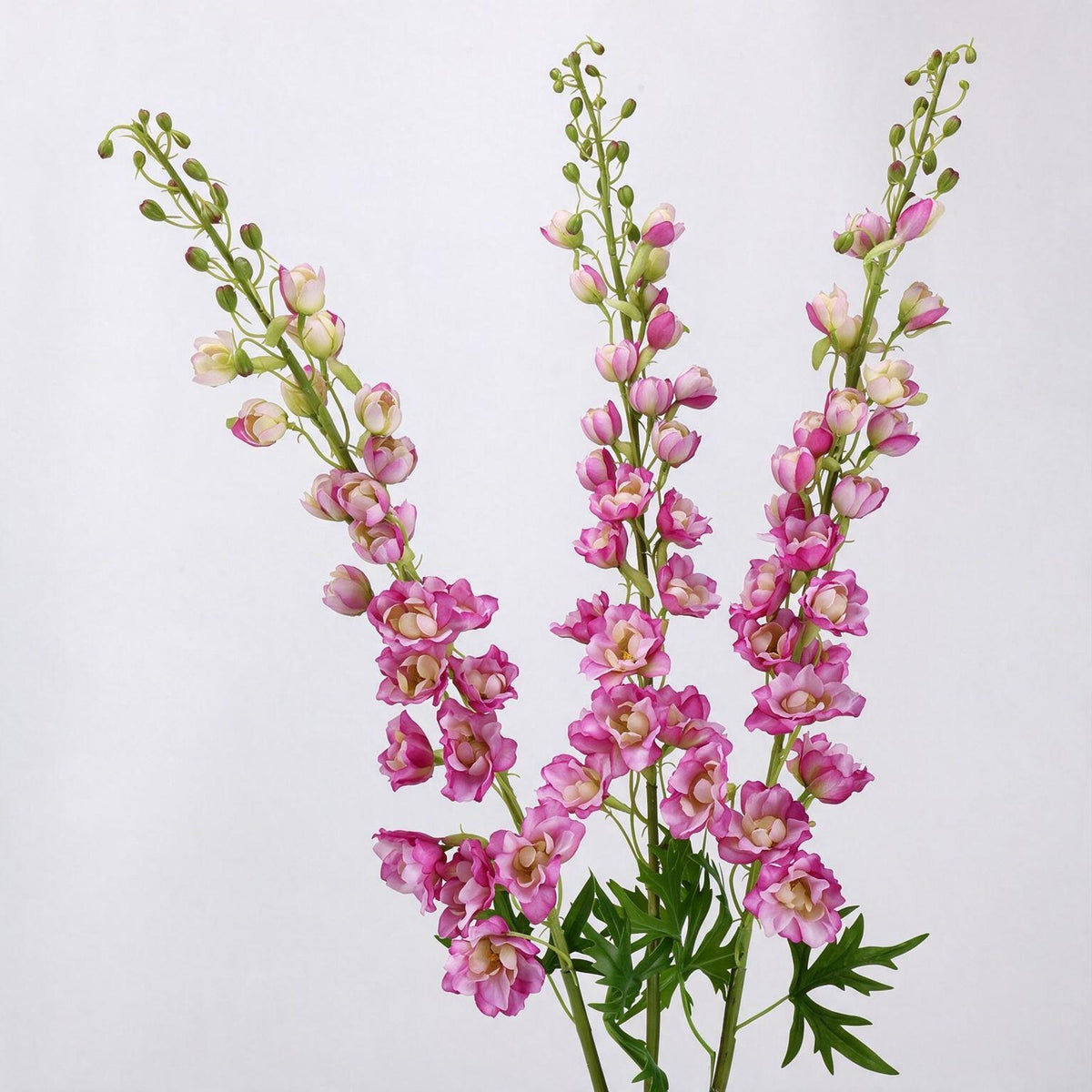 Künstliche Delphinium-Rispe, 106 cm, Einzelstiel, Seidenstoff, für Hochzeit, Dekoration, Innen- und Außenbereich