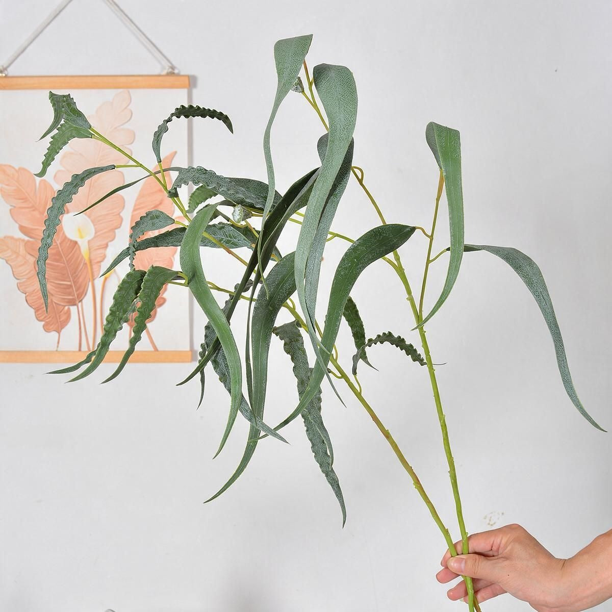 Künstliche Eukalyptus- und Farn-Blumenstrauß, 68 cm, für Hochzeiten, Büro und Wohnraum