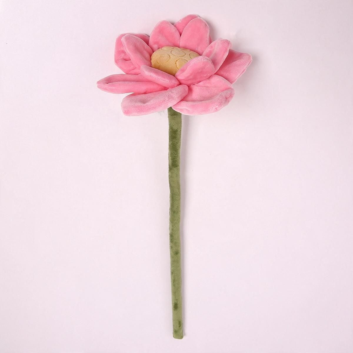 Künstliche Seerose, einzelne Stange mit 1 Blüte, 42 cm, biegbarer Stiel, für Hochzeit, Dekoration, Geschenk