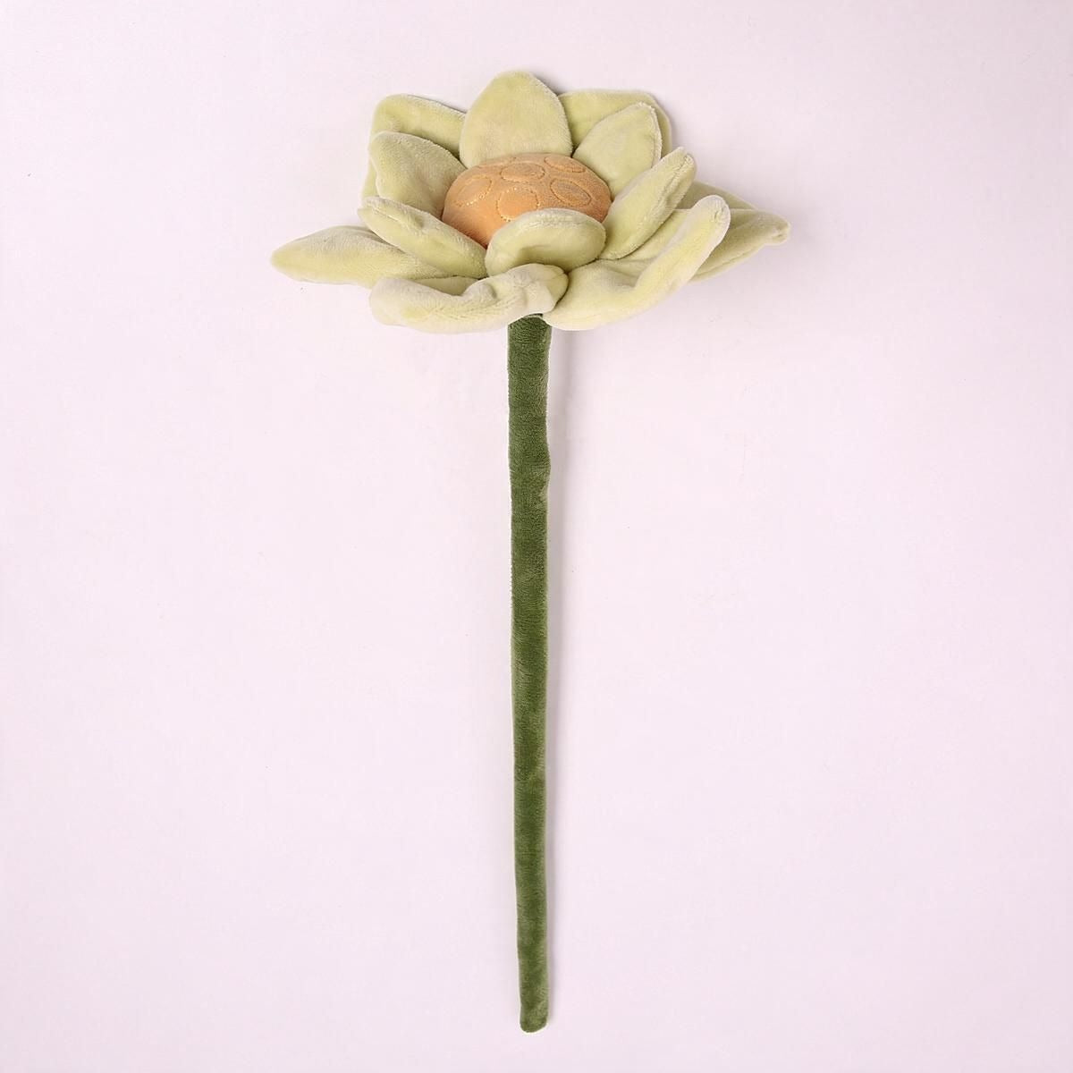 Künstliche Seerose, einzelne Stange mit 1 Blüte, 42 cm, biegbarer Stiel, für Hochzeit, Dekoration, Geschenk
