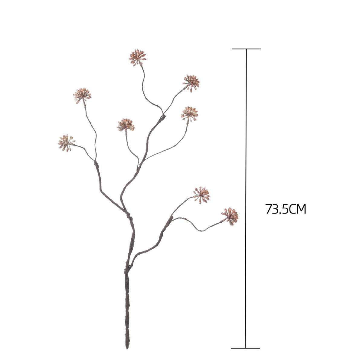Künstliche Beerenzweige, 73,5 cm, PE/PVC, moderne Deko für Hochzeit, Hotel und Wohnraum