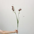 Künstliche Fritillaria-Imperialis-Blüte, 70 cm hoher Strauß mit 5 Blüten, hochwertige Kunststoff- und Seidenstoff-Blumen für Hochzeitsdekoration und Innenraum
