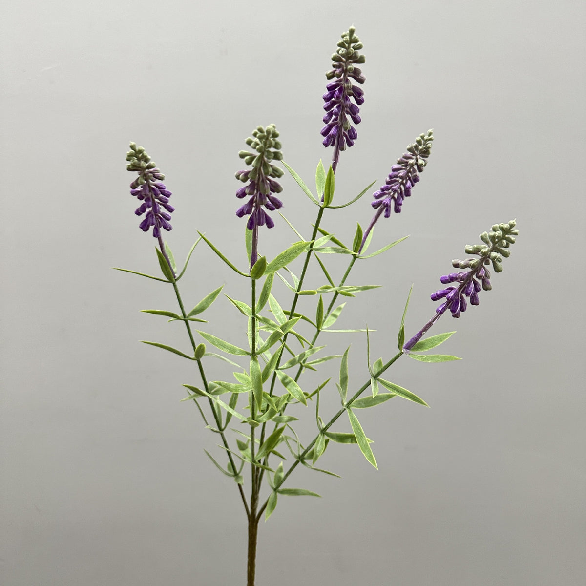 Künstliche Hyazinthen & Lavendel Busch, 48 cm hoch, 5 Blüten, Kunststoff-Deko für Haushalt & Gewerbe