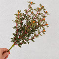Künstliche Portulak-Pflanze (Bush) mit Stielen, Kunststoff PE/PVC, 34 cm, für Hochzeit, Schaufenster und Raumdekoration
