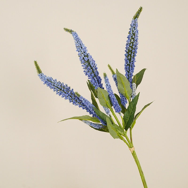 Künstlicher Salbei Kunstblumenstrauß, Schaumstoff mit PE-Blättern, 1 Strauß, für Hochzeit, Hotel und Schaufenster
