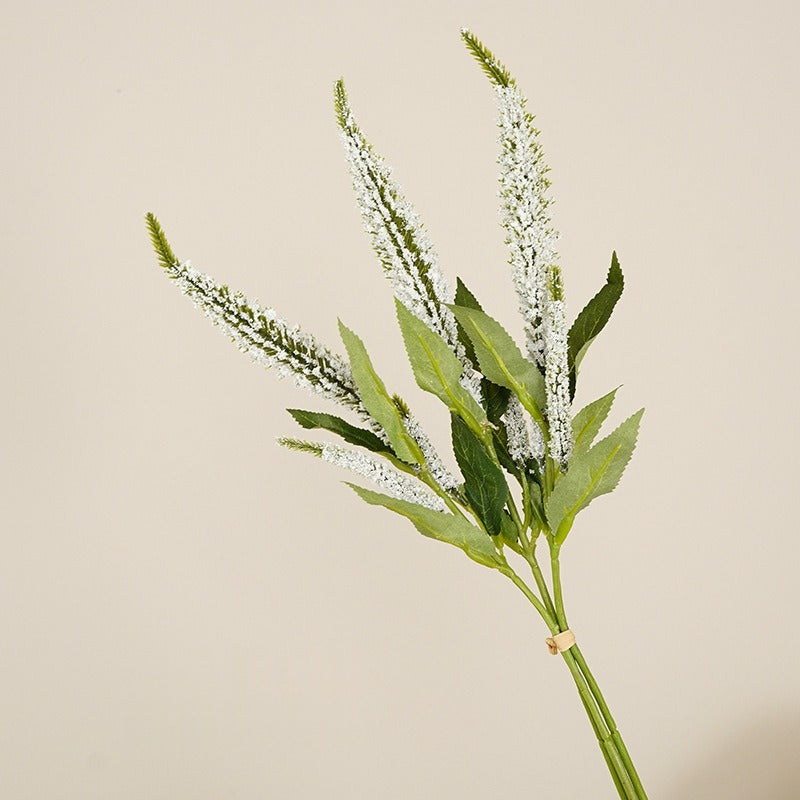 Künstlicher Salbei Kunstblumenstrauß, Schaumstoff mit PE-Blättern, 1 Strauß, für Hochzeit, Hotel und Schaufenster