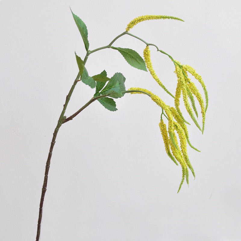 Künstliche Trauerweide (Soleirolia) mit 15 Blüten, 85 cm Länge, für Hochzeiten und Innendekoration