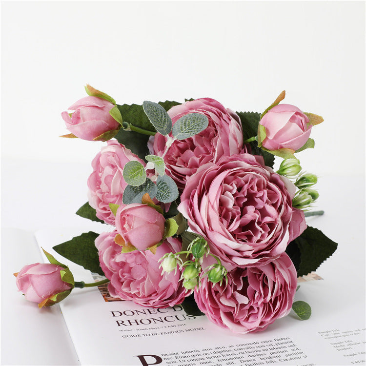 30 cm künstliche Pfingstrosen – Seidenblumenstrauß im Bulk-Pack für Hochzeit, Party & Zuhause