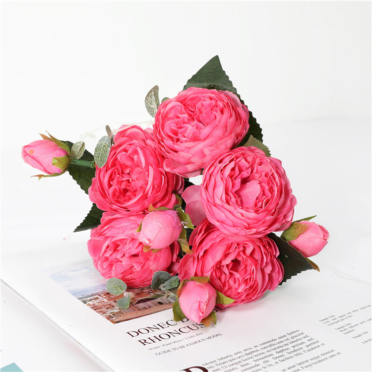 30 cm künstliche Pfingstrosen – Seidenblumenstrauß im Bulk-Pack für Hochzeit, Party & Zuhause