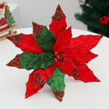 33 cm Weihnachts-Dekoblumen – Für Weihnachtsbaum