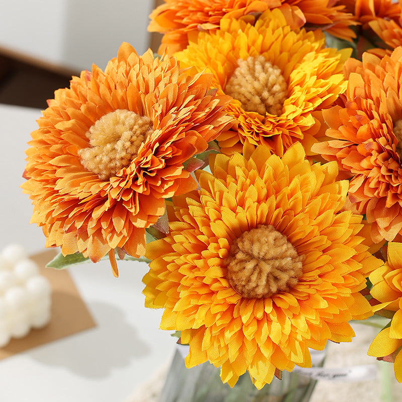 Großhandel 40cm Plüsch-Sonnenblumen – Mehrschichtig und doppelblütig