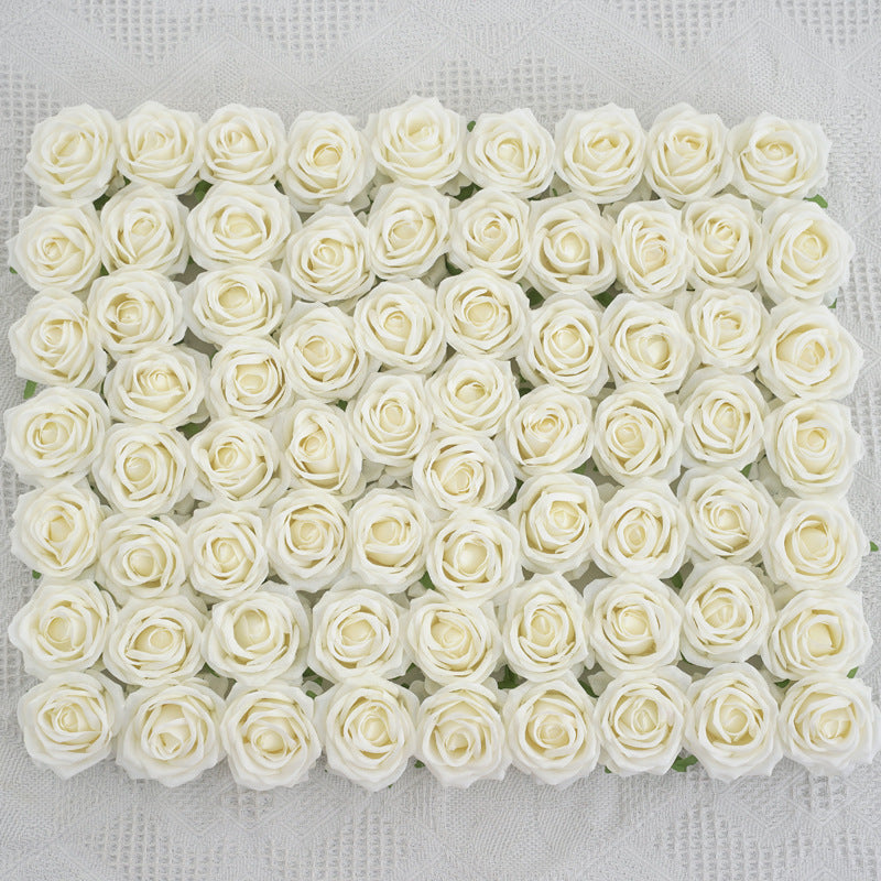 50 Stück künstliche Rosenköpfe – Seidenblumen für DIY, Hochzeitsdeko & Bastelarbeiten