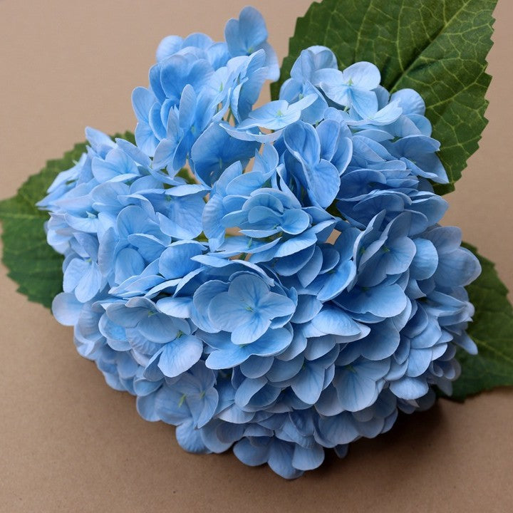 Großhandel: 53cm Kunst-Hortensie-Blumen, Real Touch-Hortensie-Stängel für Hochzeitsdekorationen