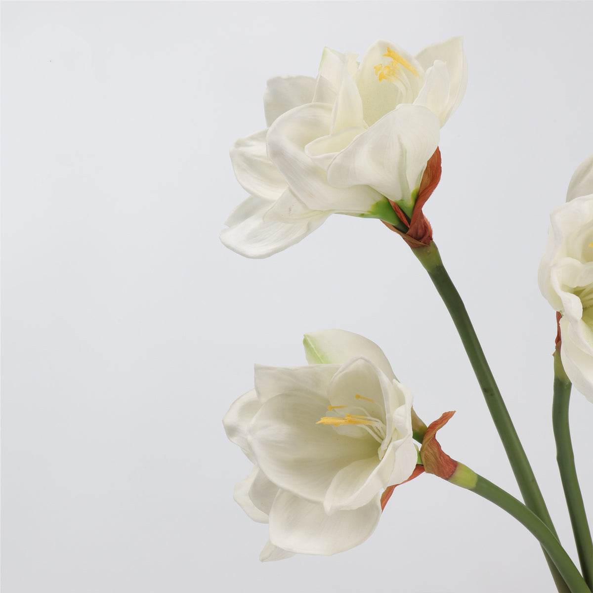 59 cm künstliche Amaryllis mit realistischem, feuchtigkeitsspürendem Griff