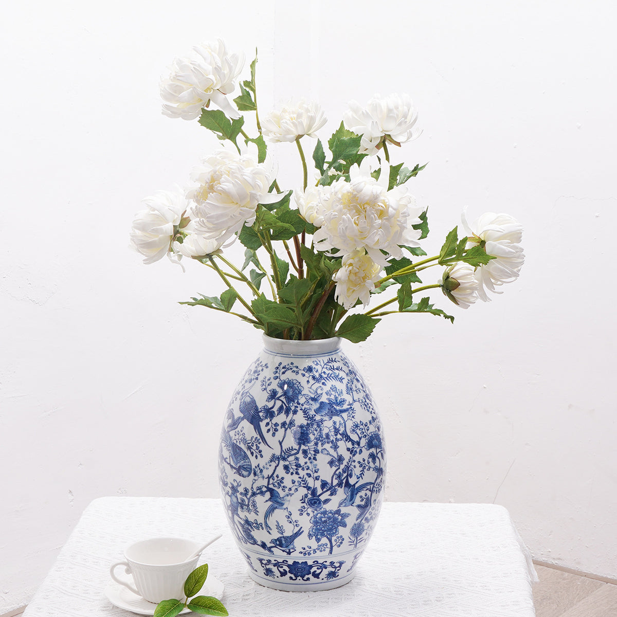 70 cm hohe künstliche Krabbenklau-Chrysantheme mit hochwertigem Berührungsgefühl für Home-Wedding-Dekoration