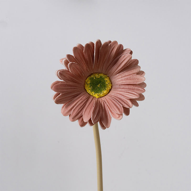 Kunstblumen Gerbera Stiel Real Touch 30 cm – Einzelstiel für Hochzeit, Tischdeko & Wohnkultur