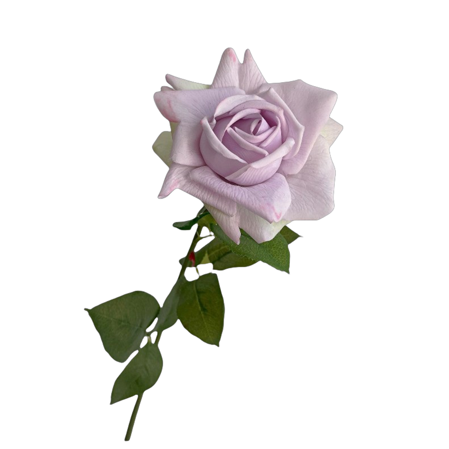 Real Touch Rose 73 cm – Gerüschte Kunstrose | Seidenstiel für Vase, Hochzeit & Floristik