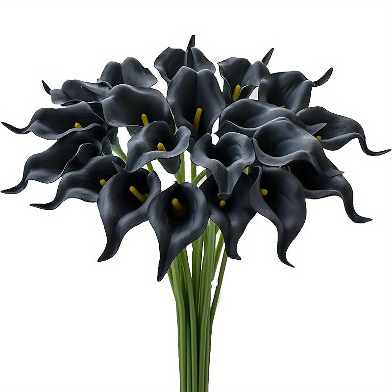 Calla Lily Kunstblumen 36 cm, 20er-Pack Real Touch – Hochzeitssträuße, Tischdeko & Eventfloristik