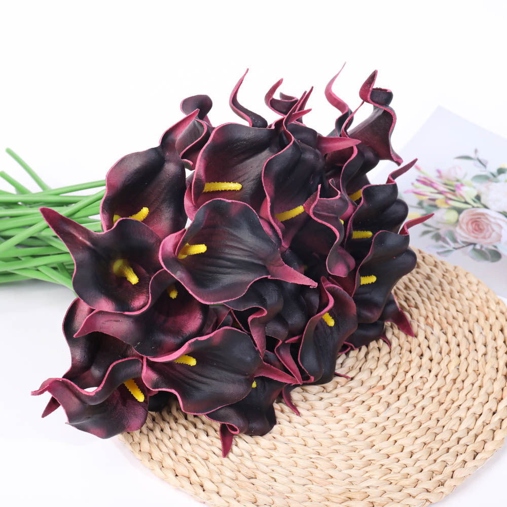 Calla Lily Kunstblumen 36 cm, 20er-Pack Real Touch – Hochzeitssträuße, Tischdeko & Eventfloristik