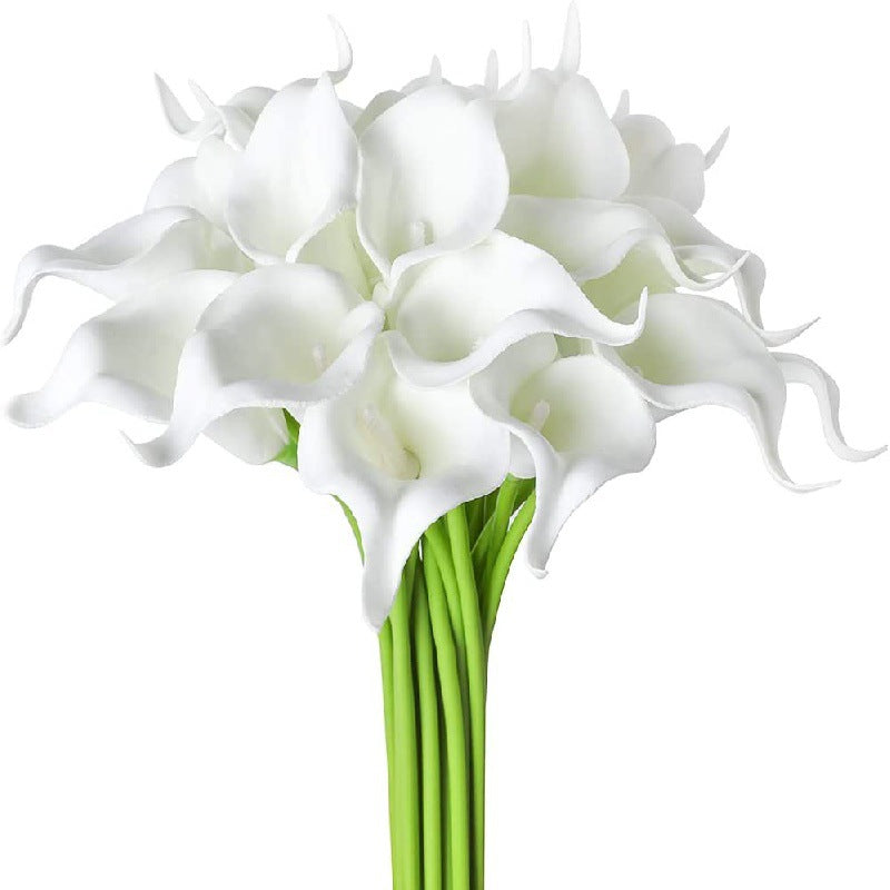 Calla Lily Kunstblumen 36 cm, 20er-Pack Real Touch – Hochzeitssträuße, Tischdeko & Eventfloristik