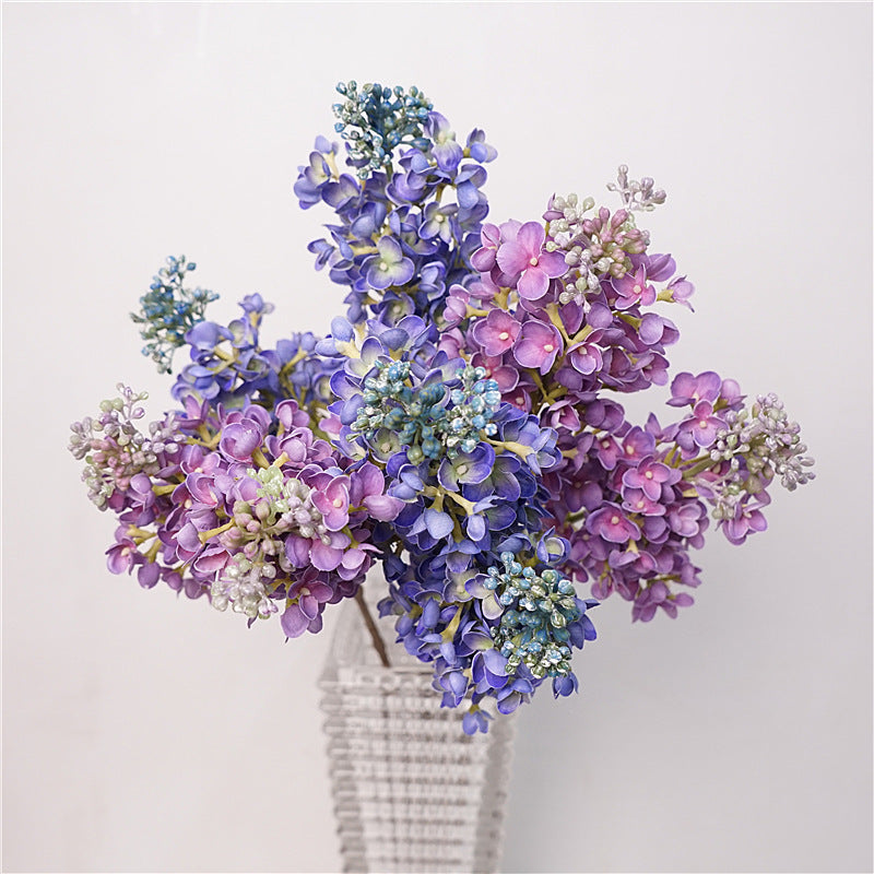 Fausse Real Touch Violet Real Touch Flieder Lila - Täuschend echte Kunstblume für Dekoration, Hochzeitssträuße & Vase - Hohe Qualität