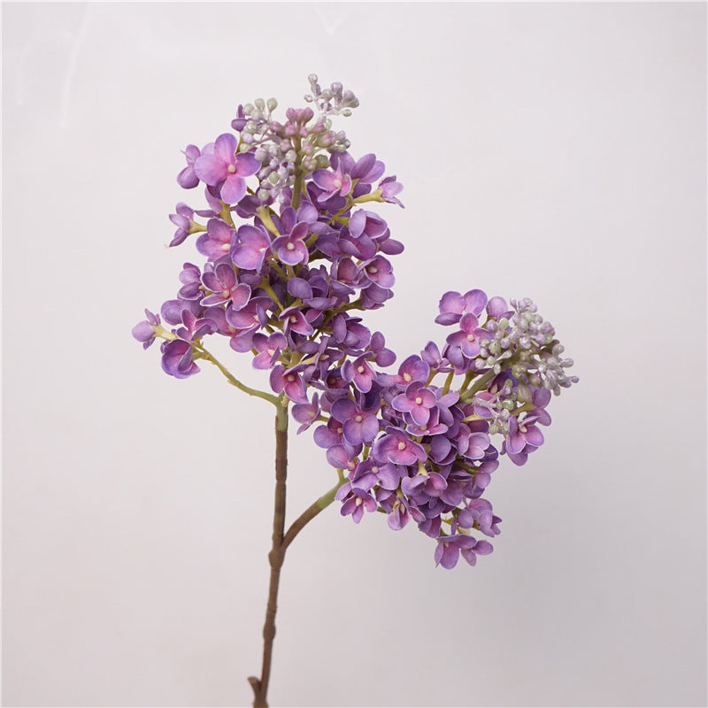 Fausse Real Touch Violet Real Touch Flieder Lila - Täuschend echte Kunstblume für Dekoration, Hochzeitssträuße & Vase - Hohe Qualität