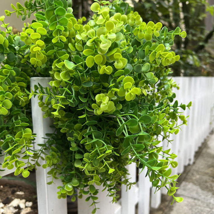 50 cm Boxwood Sträuch – große künstliche Grünpflanzen für den Außenbereich, UV-beständig