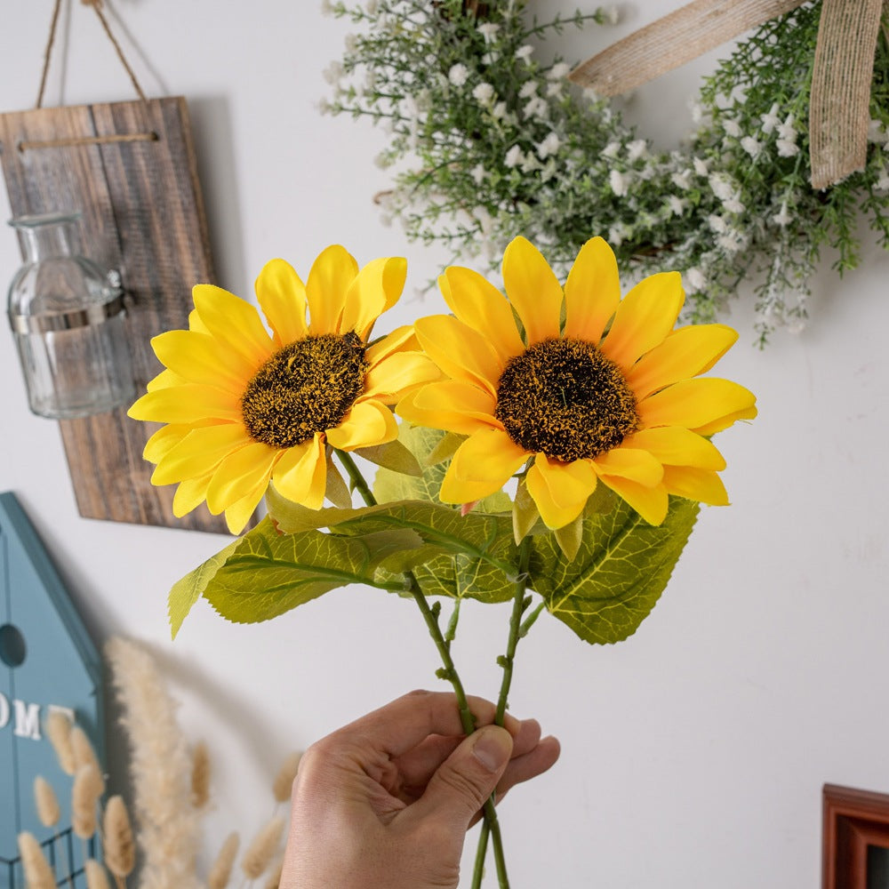 37cm Künstliche Sonnenblumen – für Hochzeits- und Heimdekoration
