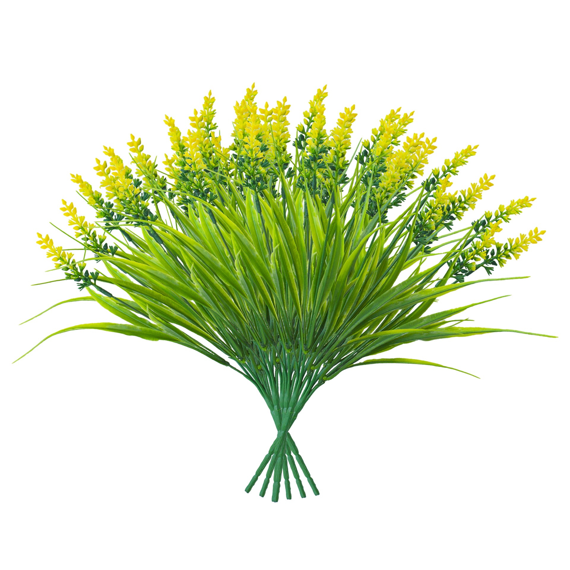 12er Set Kunst-Lavendel – wetterfest & UV-beständig, täuschend echt für Balkon & Garten