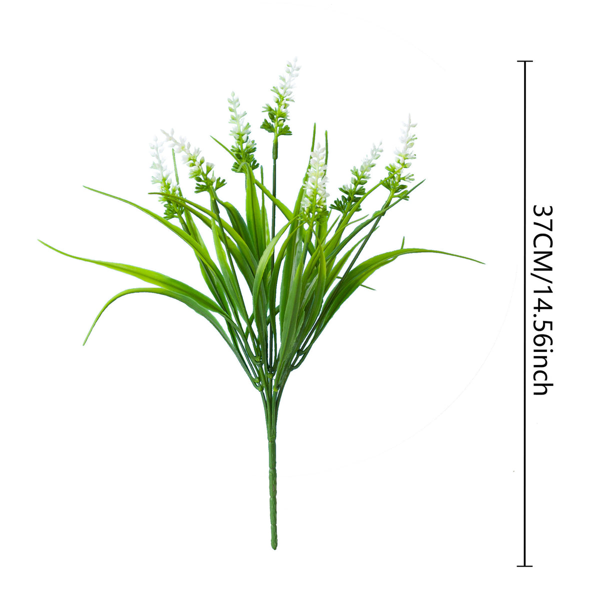 12er Set Kunst-Lavendel – wetterfest & UV-beständig, täuschend echt für Balkon & Garten
