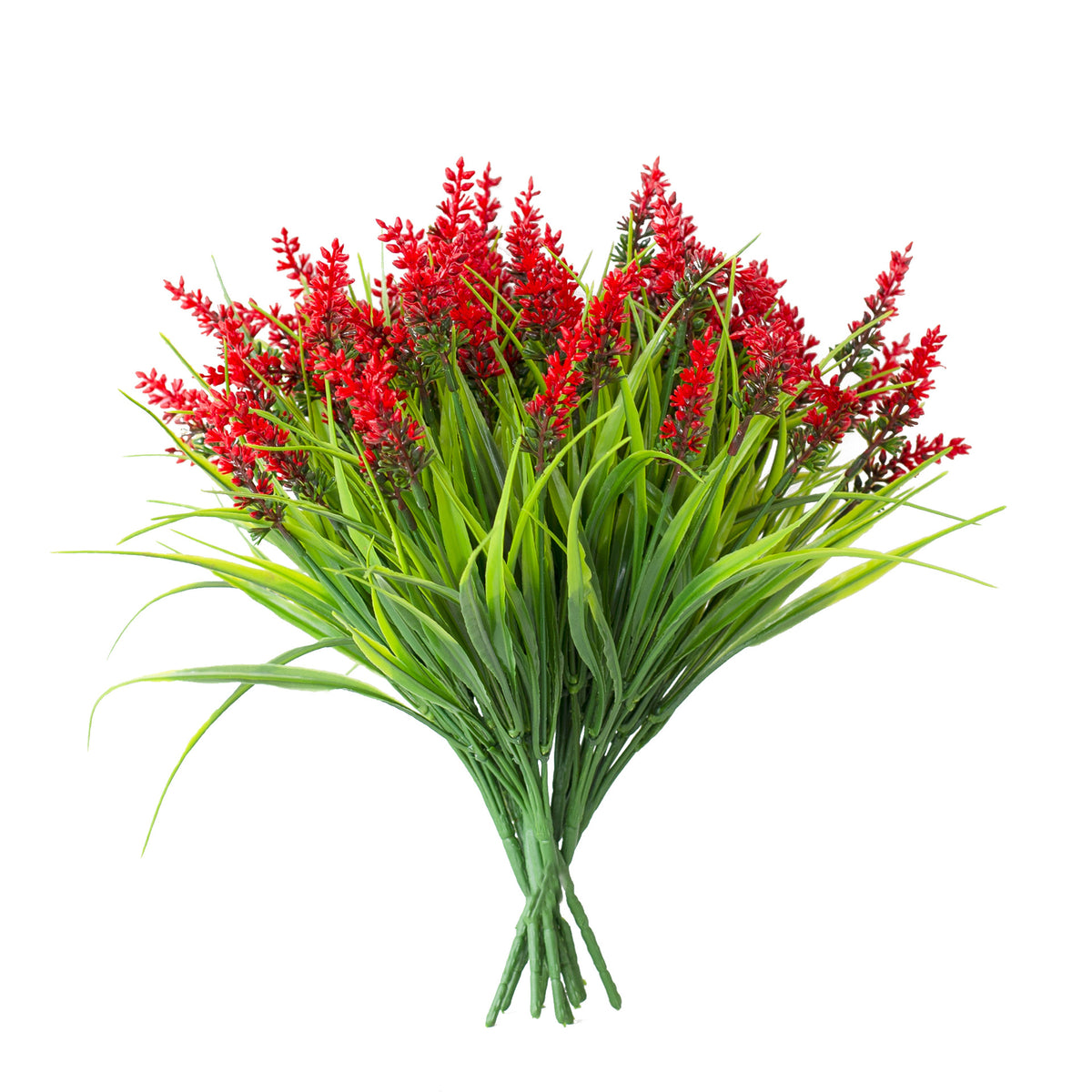 12er Set Kunst-Lavendel – wetterfest & UV-beständig, täuschend echt für Balkon & Garten