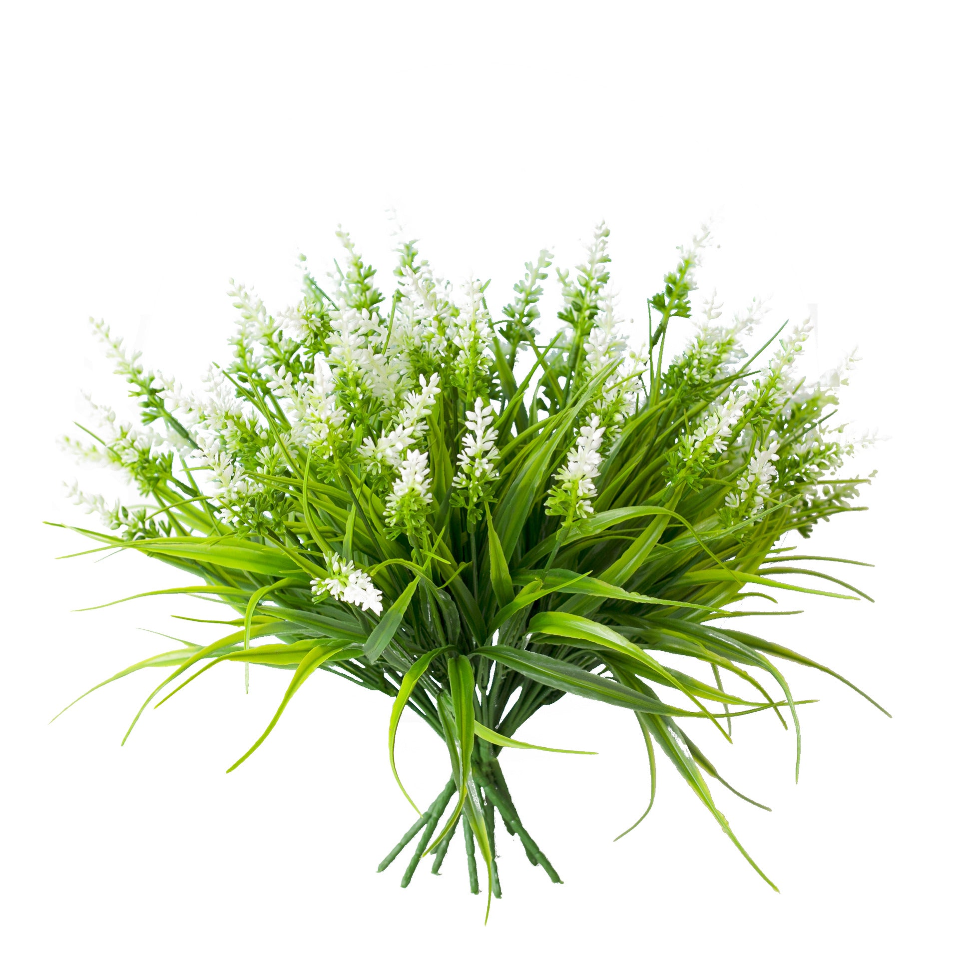 12er Set Kunst-Lavendel – wetterfest & UV-beständig, täuschend echt für Balkon & Garten