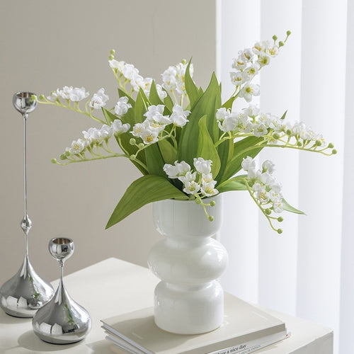 40 cm Künstliche Maiglöckchen für Blumenstrauß-, Kranz- und DIY-Dekoration