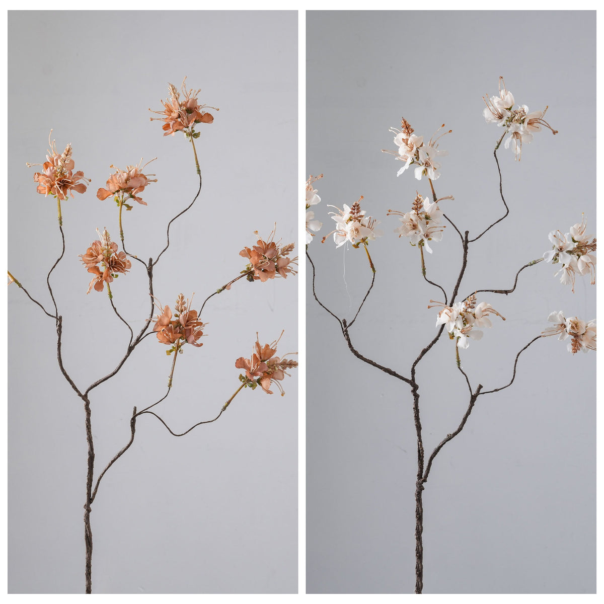 Künstliche Spinnenblume (Cleome), Bush mit mehreren Zweigen, Kunstblume für Hochzeit, Hotel und Dekoration