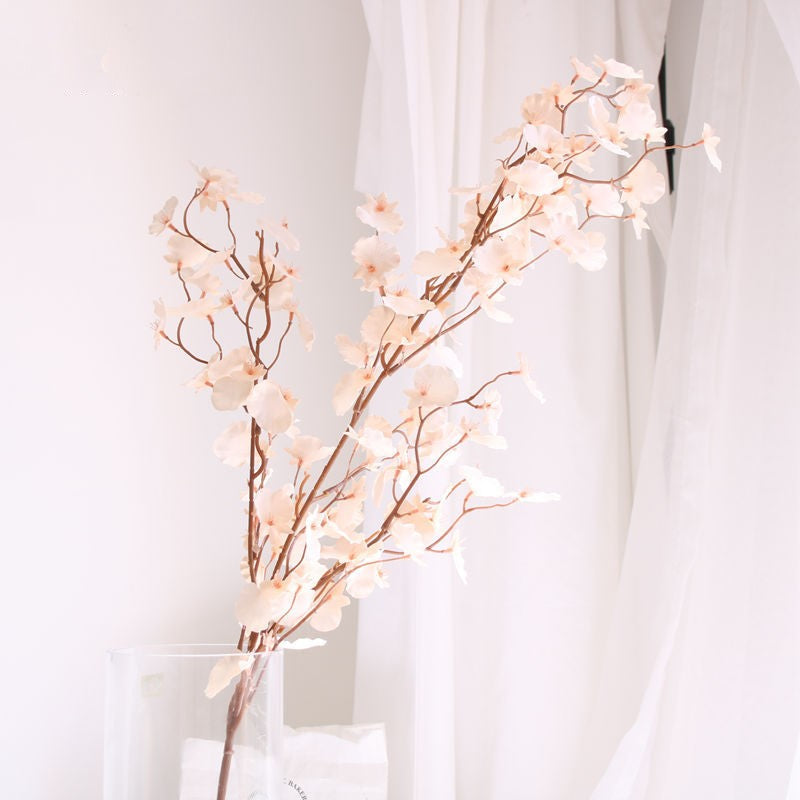Oncidium Orchidee Kunstblume, 104 cm langer Stiel, täuschend echte Seidenblume für hohe Vasen, Hochzeit & ganzjährige Dekoration