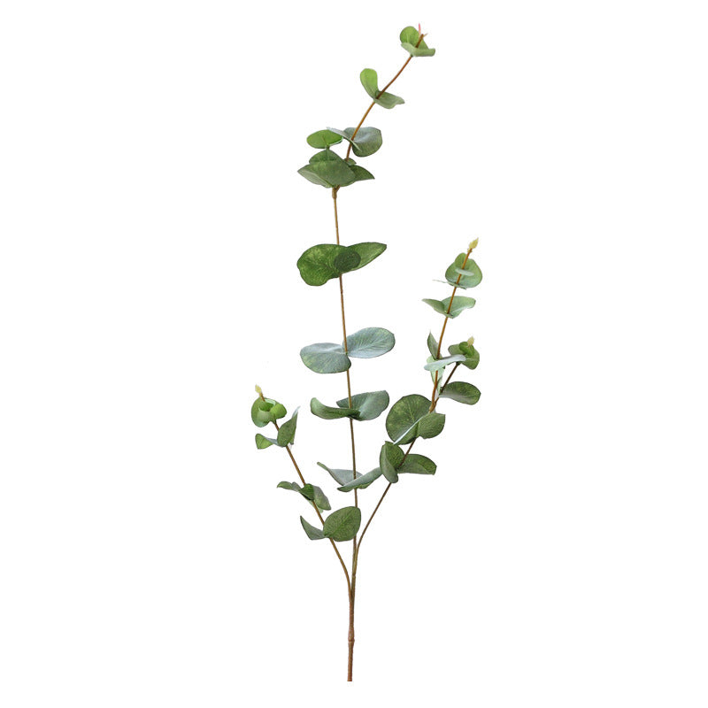 Künstliche Eukalyptus-Zweig, 90 cm, einzeln, 19 Blätter, formbar, für Hochzeit, Dekoration, gewerblichen Einsatz